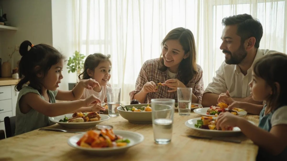 Fotografía editorial relacionada con «Los hábitos alimentarios infantiles también dependen del entorno familiar».